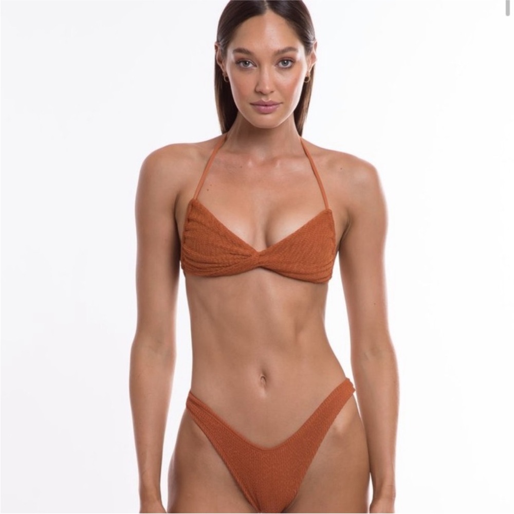 TJ Swim Fleur Top & Delilah Bottoms - Terracotta